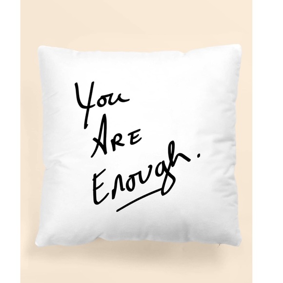 3/$25 You Are Enough Slogan Pillow Cover - Picture 3 of 3